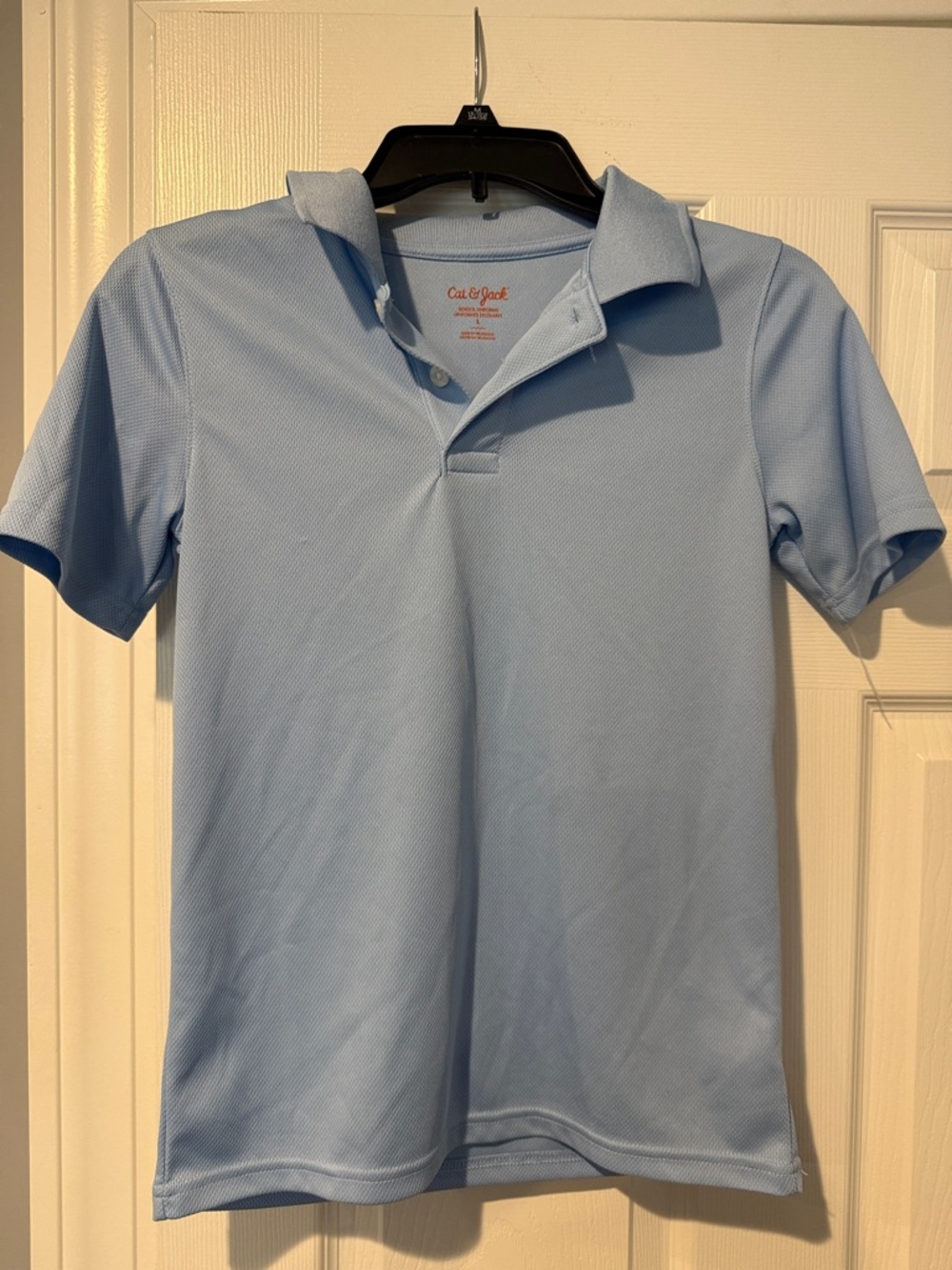 Cat & Jack Pale Blue Men's Polo Shirt